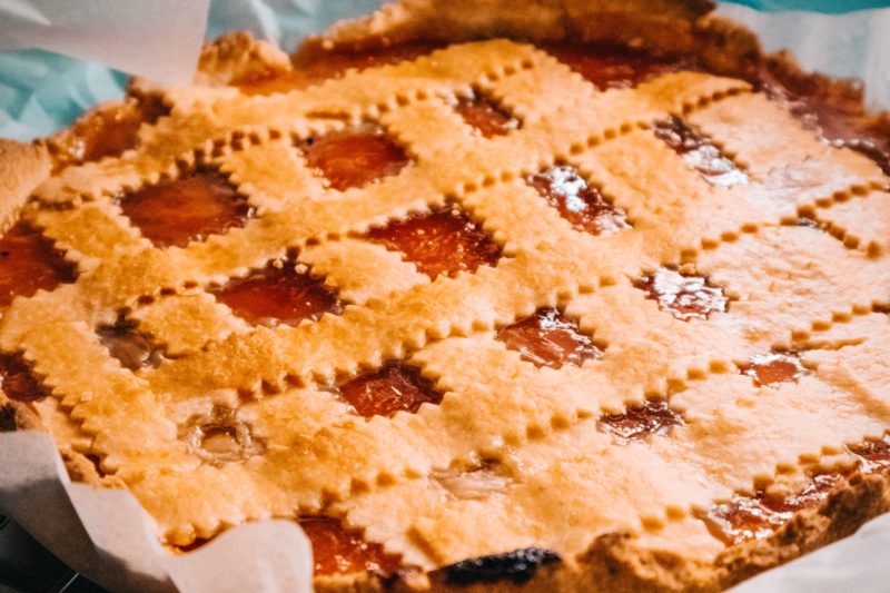 lattice top pie